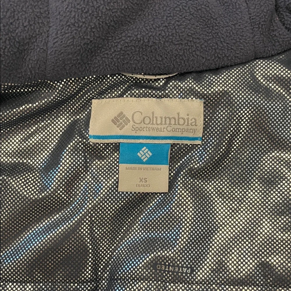 Columbia Turquoise Kids' Hooded Insulated Winter Jacket